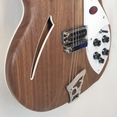 Rickenbacker 360 Deluxe Thinline Semi-Hollow Electric Guitar, Walnut, 21 Fret, Maple FB, Stereo, 360W New! 2023 image 5
