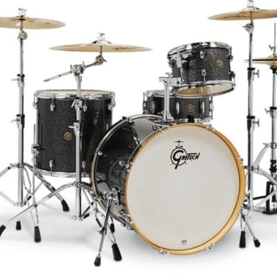 Gretsch Drums Catalina Maple CM1-E824S 4-piece Shell Pack with Snare Drum - Black Stardust