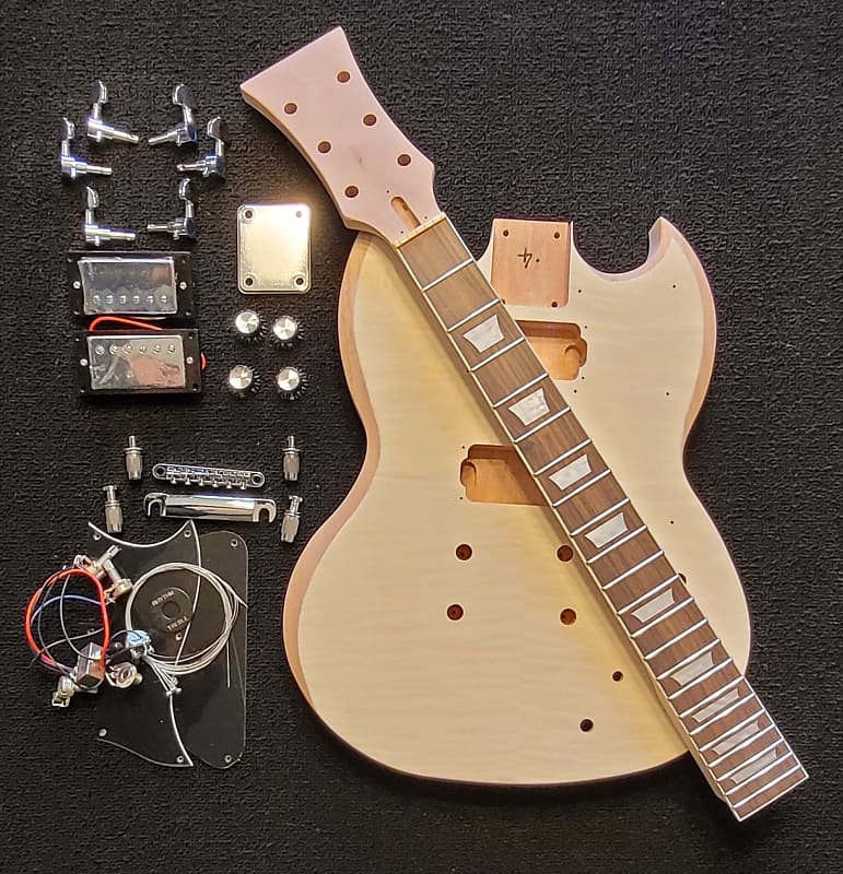 SG Style electric guitar DIY kit by Budreau Guitars image 1
