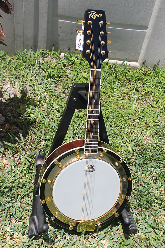Rogue Banjo Mandolin Cherry New with Hard Case never played image 1