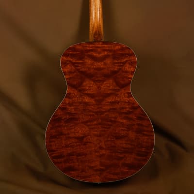 Harvey Leach Custom Homestead "The Tree" Mahogany Acoustic Guitar image 7