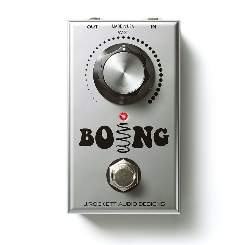 J. Rockett Boing Spring Reverb Effects Pedal