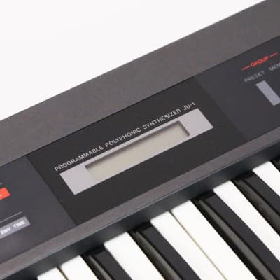 1985 Roland Juno-1 Alpha JU-1 49-Key Programmable Polyphonic MIDI JU1 Juno 1 Synthesizer Japan Keyboard Synth image 9