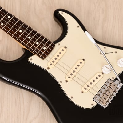 1983 ESP 400 Series ST465 Vintage S-Style Guitar Black, One-Owner w/ Case, Japan image 7