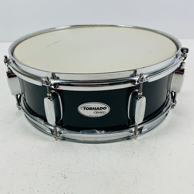 14" Mapex Tornado Snare Drum Black 8 Lug 1411 Reverb