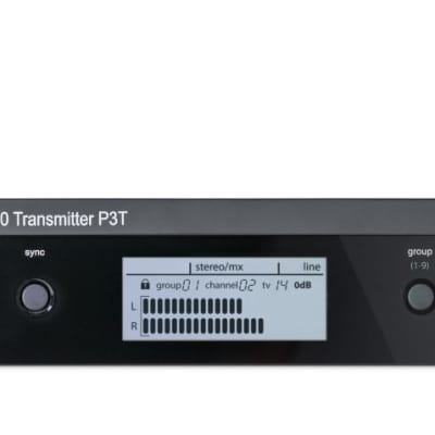 Shure P3T-RST-02 Single-Channel Half-Rack Wireless Transmitter for PSM 300 In-Ear Monitor System - G20 488-512 MHZ image 1