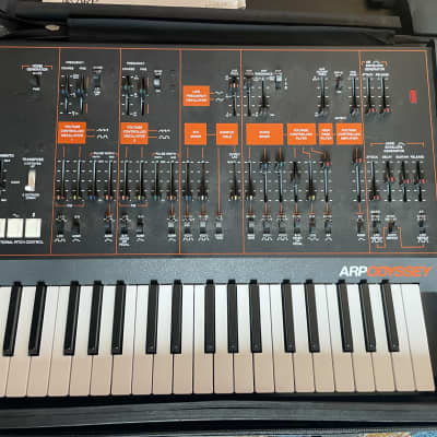 Korg ARP Odyssey Rev3 37-Slim Key Duophonic Analog Synthesizer 2015 - Present - Black/Orange