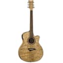 Dean EQA GN - Exotica Body Style Natural Acousticelectric Guitar - Natural