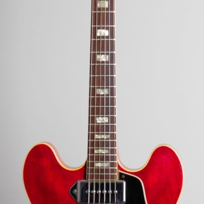 Gibson  ES-330TDC Thinline Hollow Body Electric Guitar (1968), ser. #527040, original black hard shell case. image 8