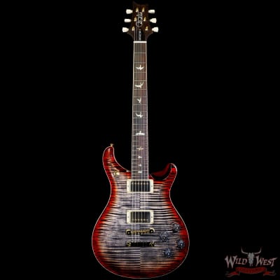 Paul Reed Smith PRS Wood Library 10 Top McCarty 594 Flame Maple Top Brazilian Rosewood Board Charcoal Cherry Burst image 3