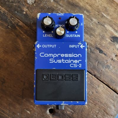 BOSS CS-2 Compression Sustainer 1983 Vintage Guitar Pedal Made in Japan ACA