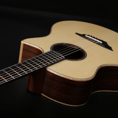 Avian Songbird Deluxe 5A Natural All-solid Handcrafted Indian Rosewood Acoustic Guitar image 4
