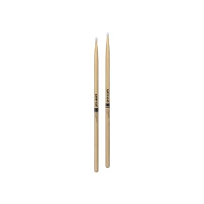 ProMark Classic Forward 7A Hickory Drumstick, Oval Nylon Tip image 3