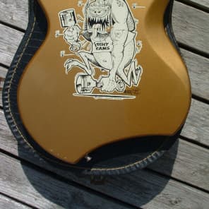 Teisco Mouse Graphic Itchy Cams Rat Fink Mouse Graphic Garage Rocker! image 3