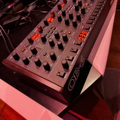 Sequential OB-6 Desktop 6-Voice Polyphonic Synthesizer 2018 - Present - Black with Wood Sides image 2