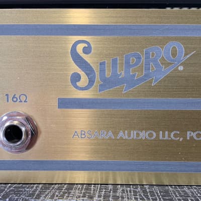 Supro 1696RTH Black Magick Reverb 25 Watt Tube Guitar Head Amplifier image 10