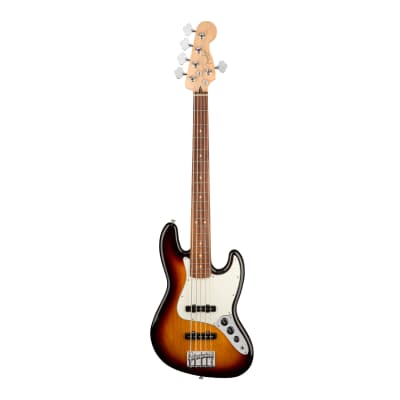 Fender Player Jazz Bass V 5-String Electric Bass Guitar (Right-Hand, 3-Color Sunburst) for sale