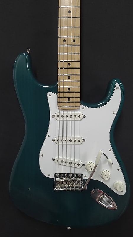 Custom Fender American Stratocaster 2002 CS69 Pups Teal Green Transparent Light Relic image 1