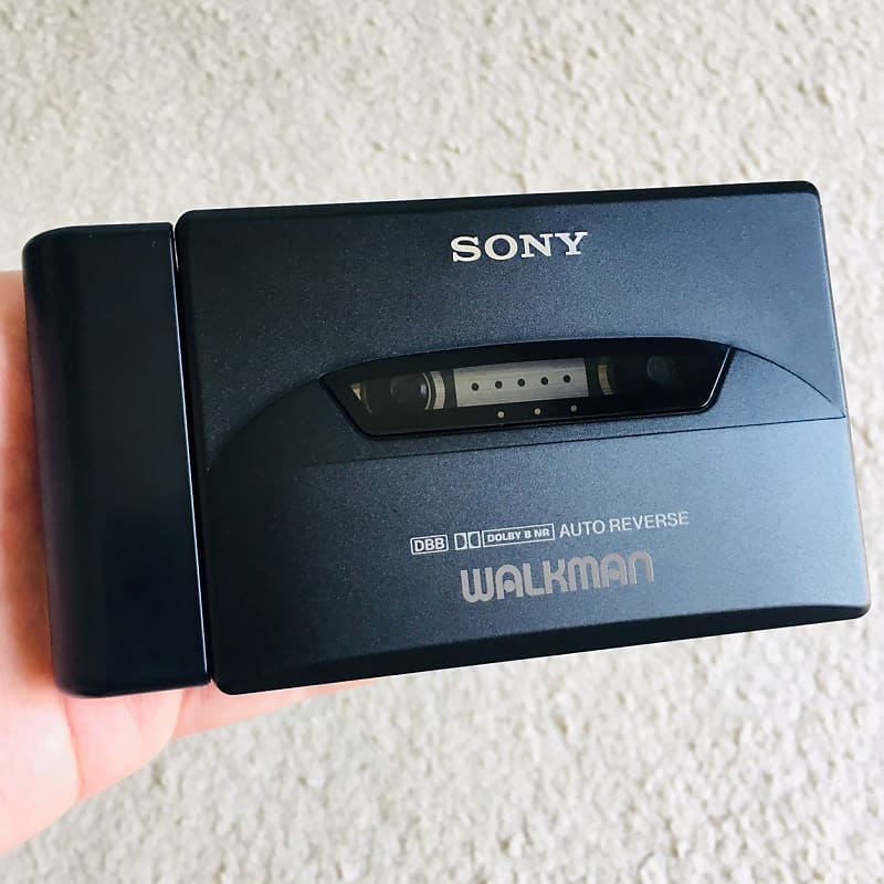 [RARE] SONY WM-170 Walkman Cassette Player ! Awesome Gun Black !! Tested &  Working !!