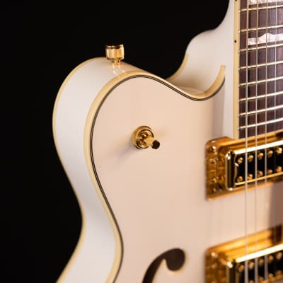Gretsch G5422TG Electromatic Hollow Body Double Cut w/ Bigsby - Snowcrest White #0063 image 3