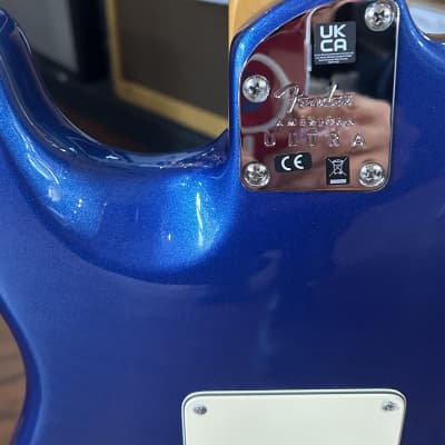 Fender American Ultra Stratocaster HSS Rosewood USA Made Cobra Blue #US22072892 8lbs 2.8 oz image 7