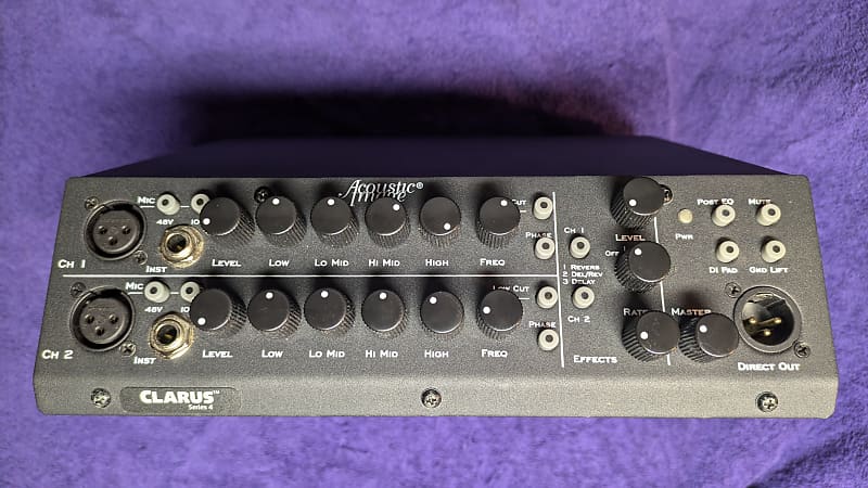 Acoustic Image Clarus Series 4+ dual channel amp