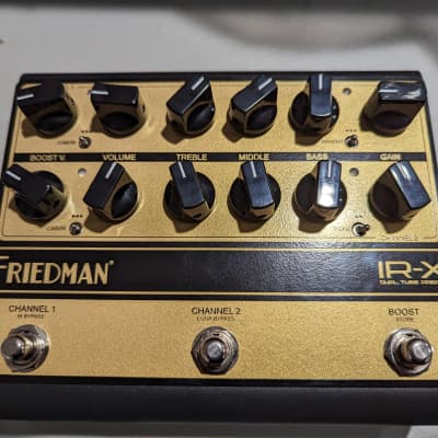 Friedman IR-X Dual Tube Preamp 2023 - Present - Gold / Black