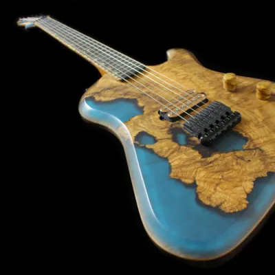 Stone Wolf Guitars Bespoke  2020 Exotic wood Resin image 4