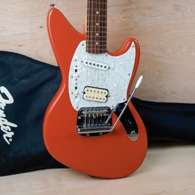 Fender Kurt Cobain Signature Jag-Stang 2002 Fiesta Red Crafted in Japan w/ Bag for sale