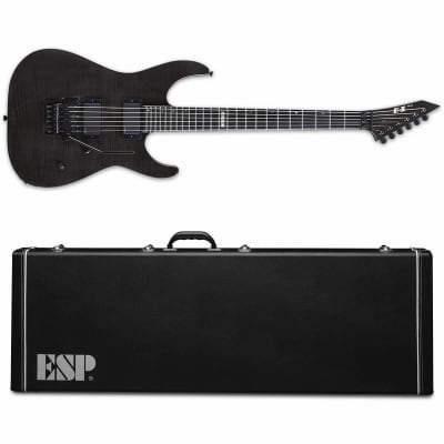 ESP E-II M-II See Thru Black FM Flamed Maple Electric Guitar + Hard Case Japan M2 M-2 Floyd Rose - BRAND NEW for sale