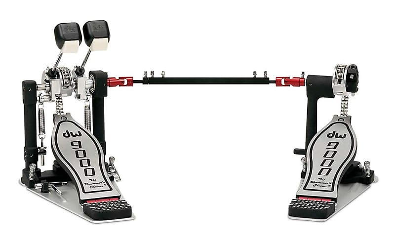 DW DWCP9002PBL 9000 Series Double Pedal With Bag, Lefty image 1
