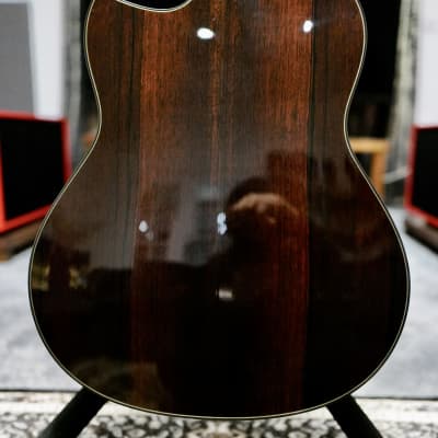 Greenfield G1 Malaysian Blackwood and Alpine Moon spruce with DADGAD/elevated fretboard - Brand new image 2