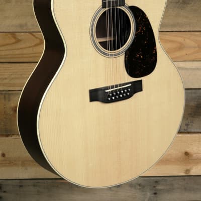 Martin Grand  J-16E 12-String Acoustic/Electric Guitar Natural w/ Case for sale