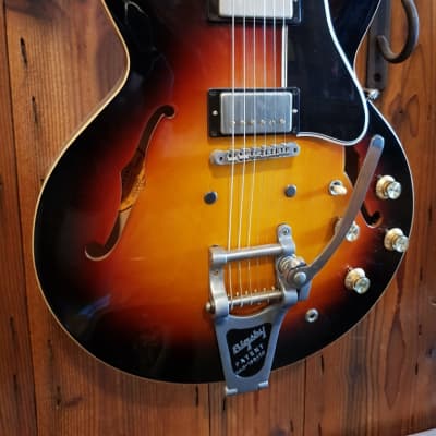 Gibson ES-335 Anchor Stud Bigsby VOS 2018 Antique Vintage Sunburst image 2