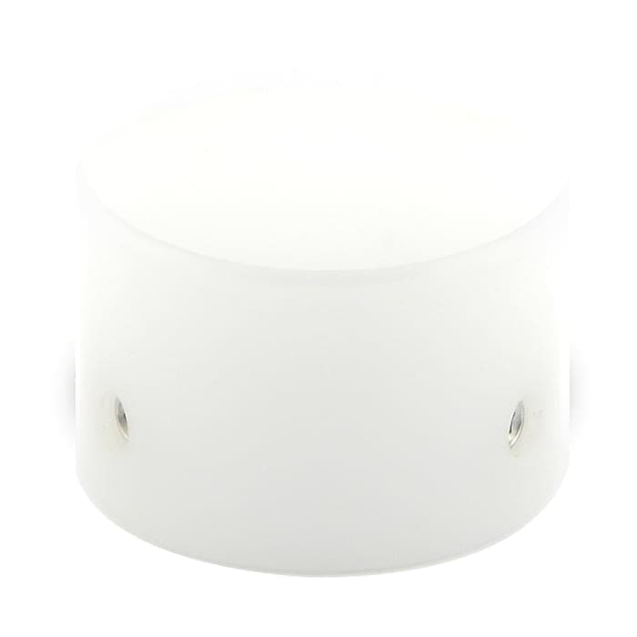 NEW BAREFOOT BUTTONS V1 - TALL BOY - White Plastic image 1