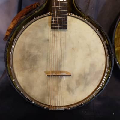 Unbranded Mandolin-Banjo 8 String "Banjolin" 1940s? - Natural image 3