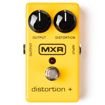 MXR M104 Distortion+ Plus Guitar Effects Pedal Stompbox w/ Red LED Indicator image 1