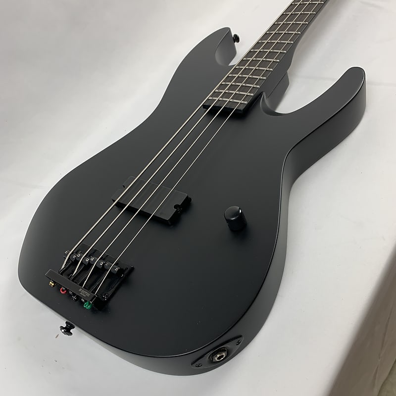 ESP LTD M-4 Black Metal Black Satin | Reverb