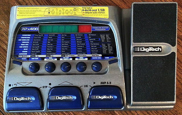 DigiTech RP 400 Multi Effect Guitar Processor, Amp Modeler
