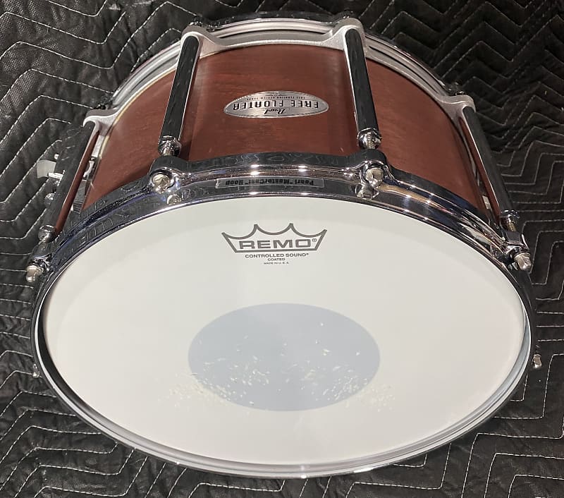 Pearl African Mahogany Free Floating Snare 14x8 - Natural Mahogany