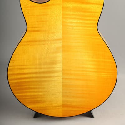 Marchione 15 inch Arch Top Swiss moon Spruce Top Swiss Flame Maple Side & Back 2019 image 5