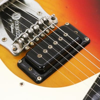 1963 Mosrite The Ventures Model MK I Vintage Electric Solidbody Guitar – RARE 100% Original Early ’63 Side Jack Set Neck Type 1 Vibramute w/ Binding & Orig. Hard Case (0148) image 15