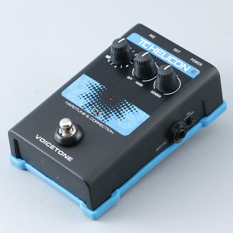TC Helicon Voicetone C1 Hardtune & Correction Vocal Effects Pedal 