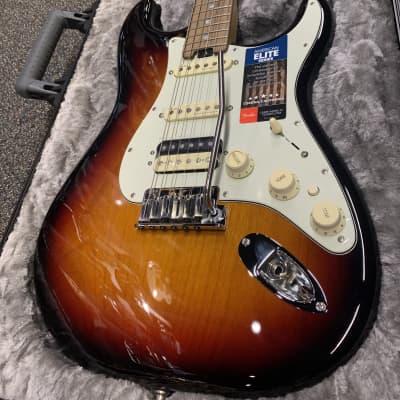 Fender American Elite HSS Shawbucker Stratocaster  Sunburst 2015 image 1