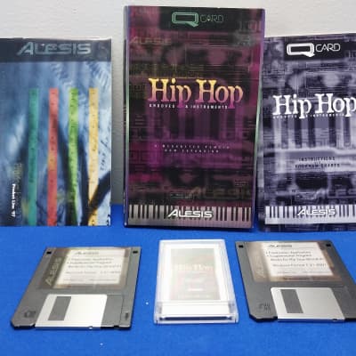 Vintage Alesis Hip Hop Q Card-QS 6,7,8 & Quadrasynth Series-FREE SHIP!!