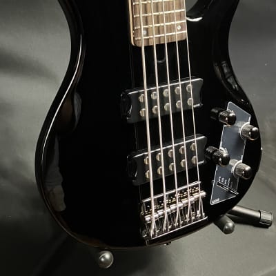 Yamaha TRBX305BL 5-String Electric Bass Guitar Gloss Black Finish image 3