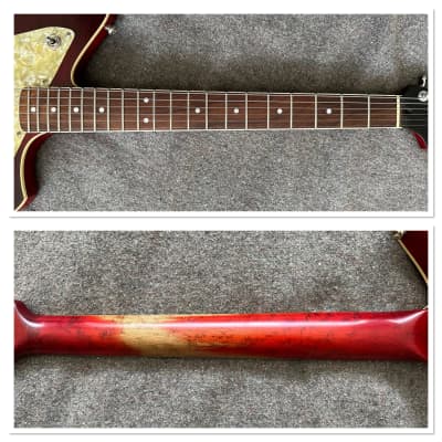 2022 Rufini Montefalco Aged Cherry Sunburst Nitro Stainless Steel Frets AAA Quilt Curly Maple Top AAA Birdseye Neck Duesenberg Vibrato MINT image 8