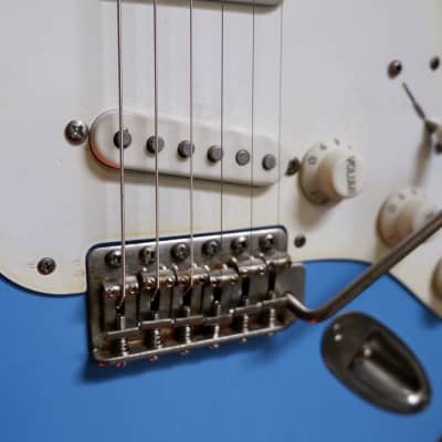 Keith Holland Customs S-ANS #1316 - Taos Turquoise Nitro with Hard Case image 11