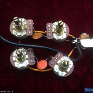 Original 1970 Gibson SG Standard Wiring Harness Pots Shielding Tray CTS 500K Switchcraft + Extras image 6