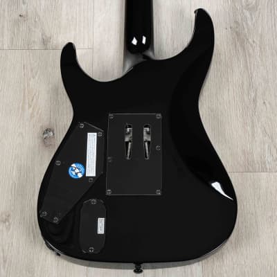 ESP LTD KH-602 Kirk Hammett Signature Guitar, Macassar Ebony Fretboard, Black image 4